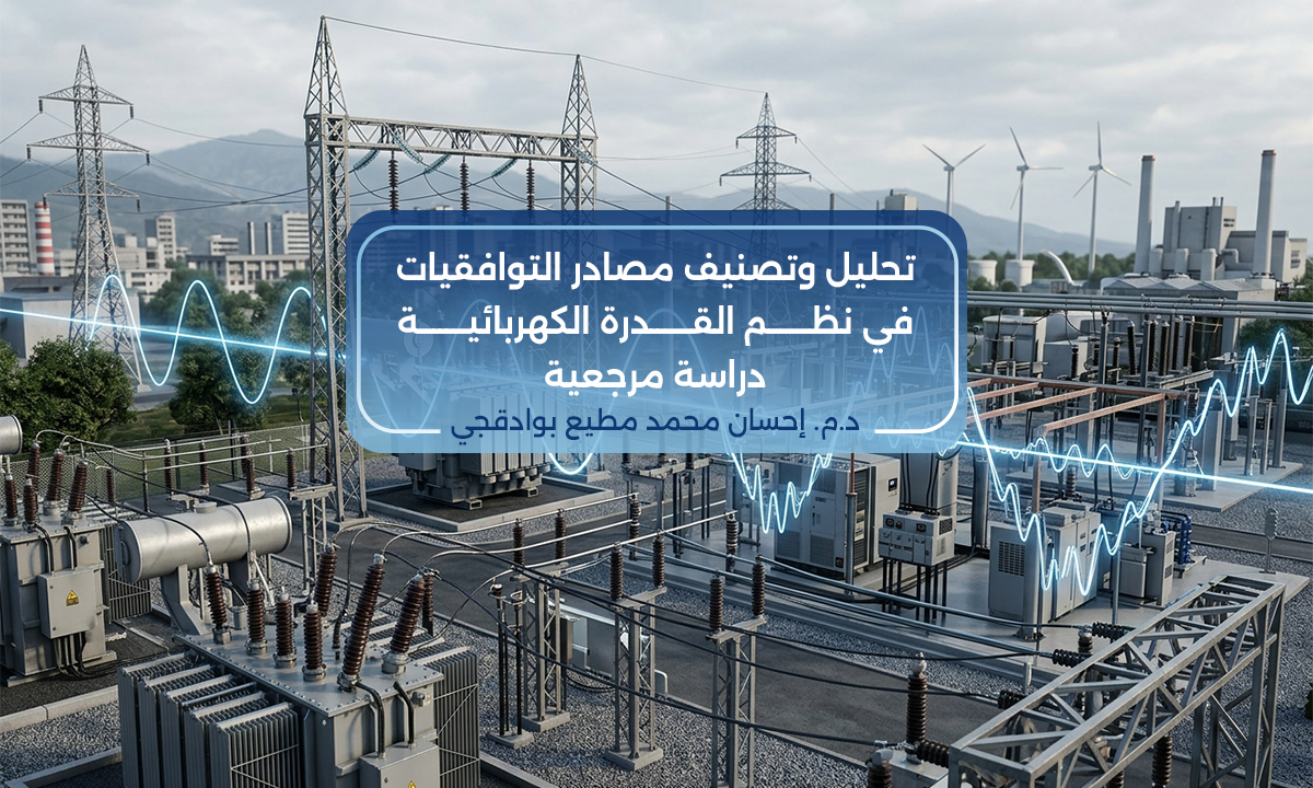 تحليل وتصنيف مصادر التوافقيات في نظم القدرة الكهربائية